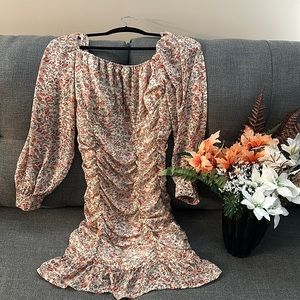 Floral Long Sleeve Dress